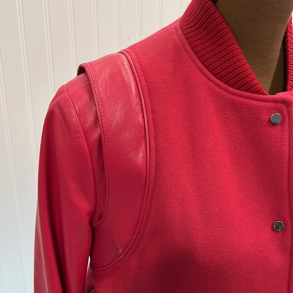 NWOT! Red Mens MCM Varsity Jacket/Vest! Size Medium! - Picture 4 of 11